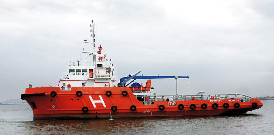 粵新海工45米錨拖供應(yīng)船