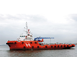 粵新海工45米錨拖供應(yīng)船