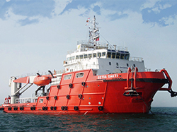 粵新海工76米平臺(tái)供應(yīng)船