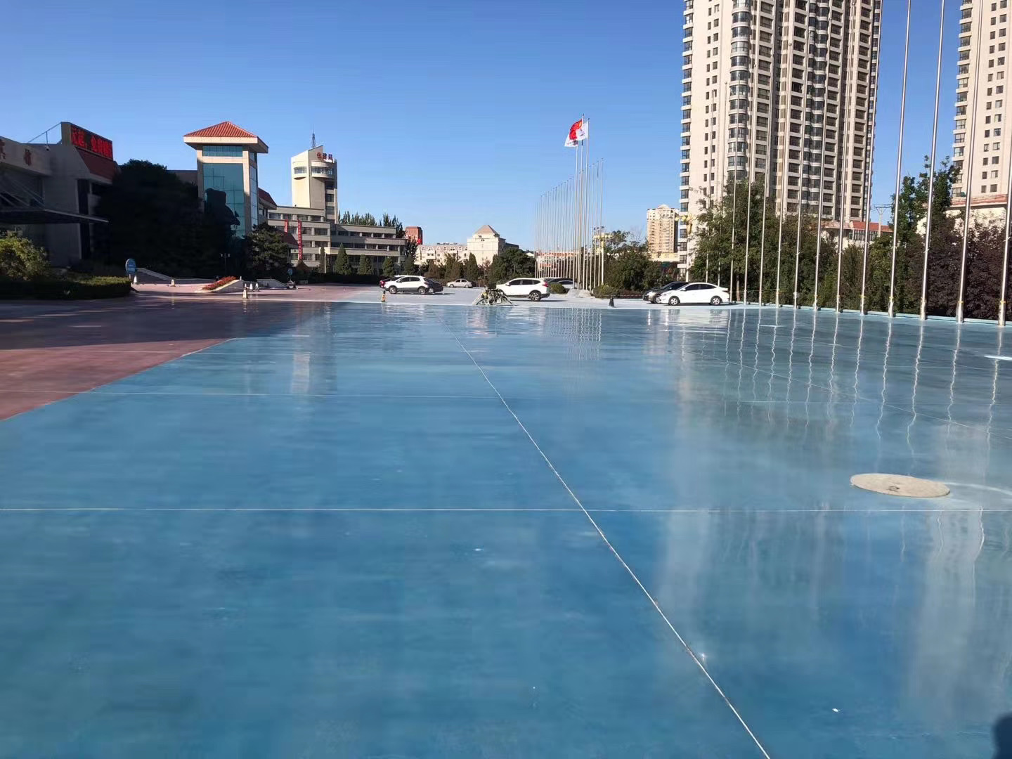 彩色固化地坪